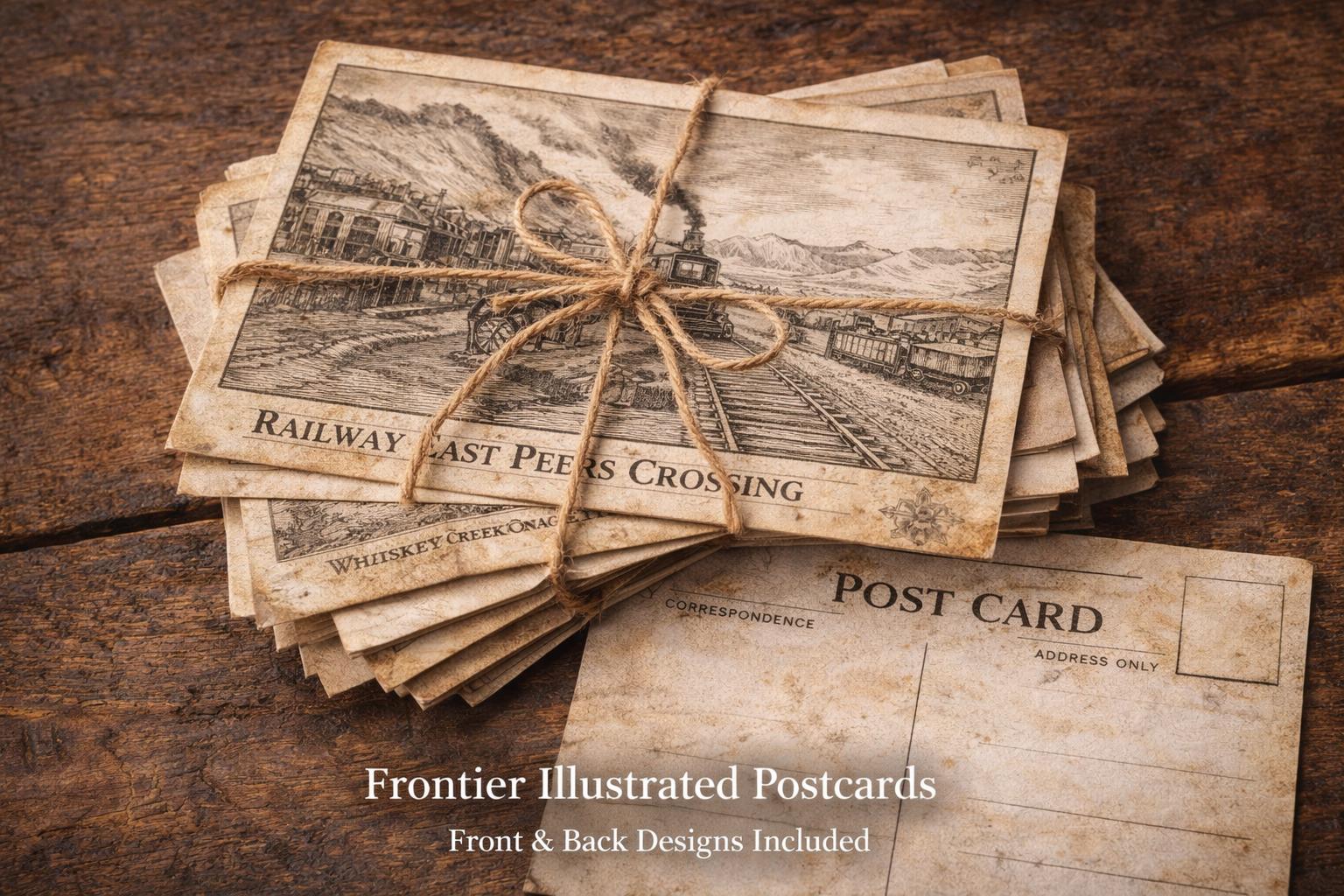 Junk Journal Printable Kit | Vintage Ephemera Paper Pack | Old West ...
