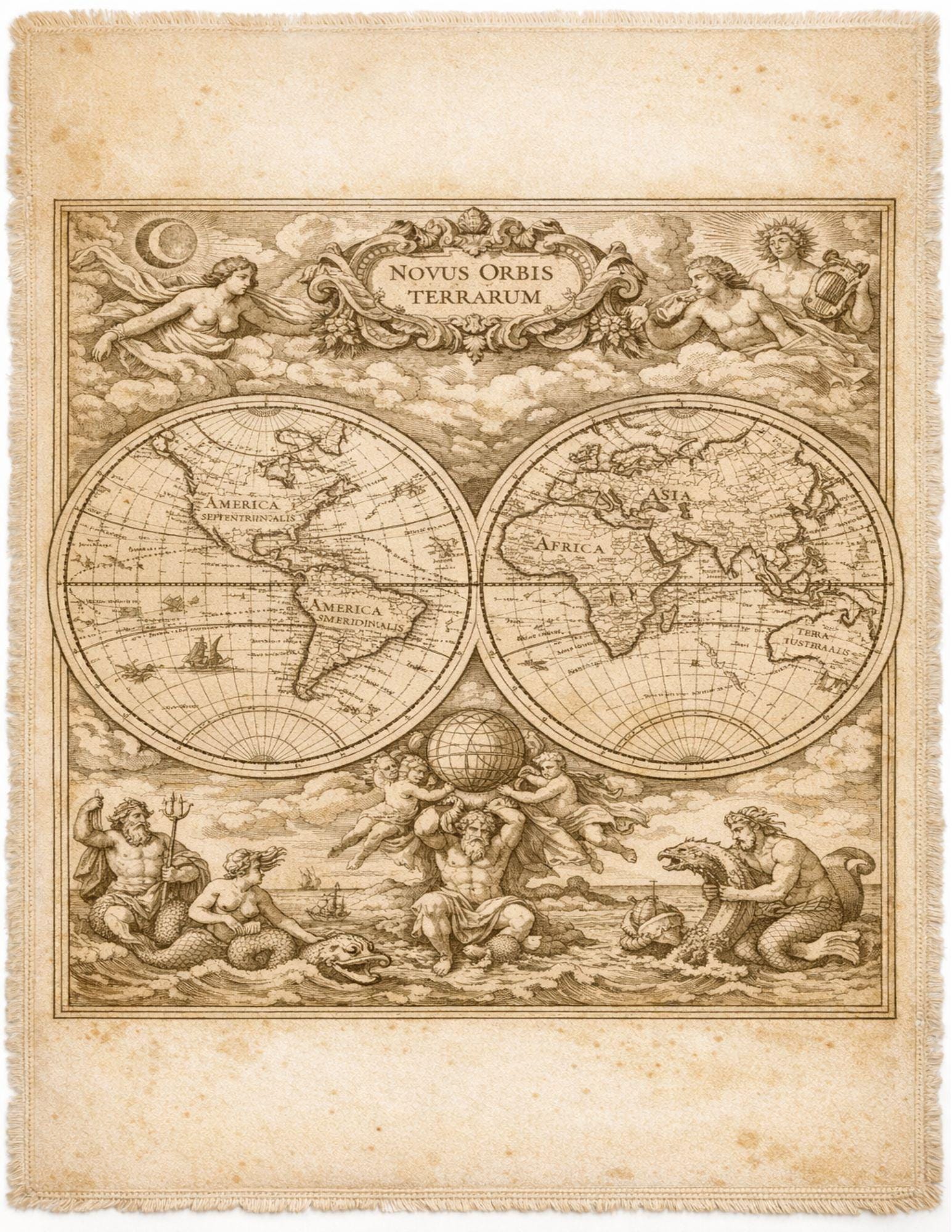 Vintage Map Ephemera Printable | Age of Exploration Junk Journal Kit ...
