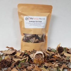 TENNESSEE TREE TRASH, Foraging Mix of wood, bark, leaf litter for hermit crabs, isopods, invertebrates - natural bioactive decor, enrichment