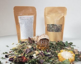 GARDEN GARBAGE (+ more), Limited Edition, Foraging Blend, Leaf Litter, Hermit Crabs, isopods, dubia, natural crabitat decor & enrichment