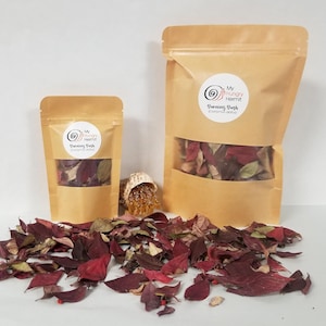 Red Burning Bush Leaves - 2 Sizes - (Euonymus alatus) Leaf Litter for Hermit Crabs, isopods, dubia - natural crabitat decor and enrichment