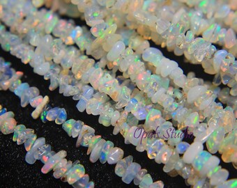 elegant necklace Rondelles 3130 fire opal handmade delicate neck wear ethnic Ethiopian Opal Beads Necklace partywear annivesary gift