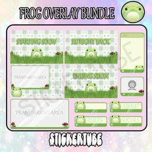 Frog Overlay Bundle | Twitch Assests