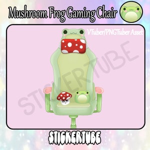 Froggy Gaming Chair | VTuber-PNGTuber Assest | Twitch Assets