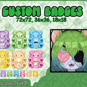 Custom Badges | 9 Badges | Twitch Sub Badge