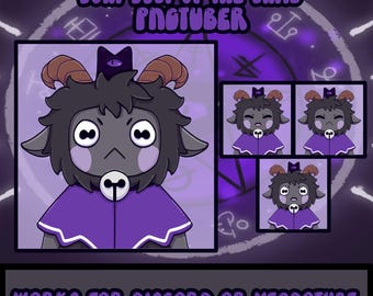Cult Of The Lamb GOAT | Fan Art | Premade PNG Tuber | Veadotube | Discord | Twitch