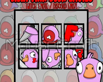 Light Pink Duck Emotes/Emojis | Goose Goose Duck | Discord | Twitch