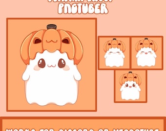 Pompoenspookknol | Vooraf gemaakte pngTuber | Veadotube | Onenigheid | Twitch