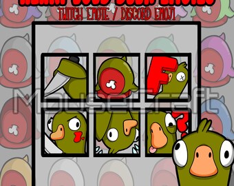 Heart Gold Duck Emotes/Emojis | Goose Goose Duck | Discord | Twitch