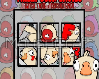 Wheat Duck Emotes/Emojis | Goose Goose Duck | Discord | Twitch