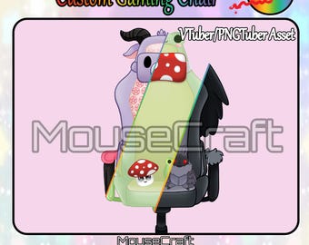 Custom Gaming Chair | VTuber-PNGTuber Assest | Twitch Assets