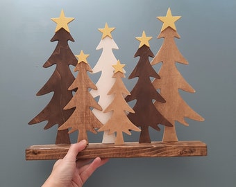 Wooden Trees Christmas Decor, Christmas Trees, Christmas Decoration