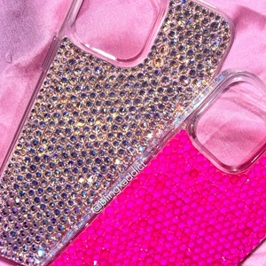 Custom Bedazzled Crystal Bling Phone Case for iPhone, Samsung Galaxy,  Google Pixel Devices