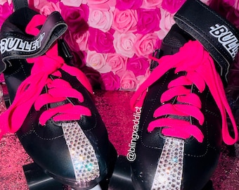 Roll. Bling. Bounce.| Indoor & Outdoor Custom Crystal Rhinestone Skates | Glass or Swarovski