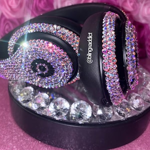Custom Swarovski Crystal Beats by Dre Headphones | Bedazzled Solo Pro, Studio Pro, Solo 4, Studio 3, KK Edition
