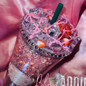 Strawberry Crush Crystal Craze Pink Starbucks Tumbler