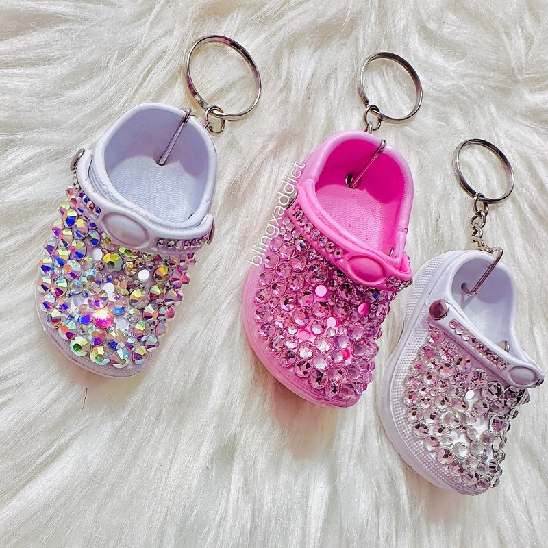custom crocs with rhinestones