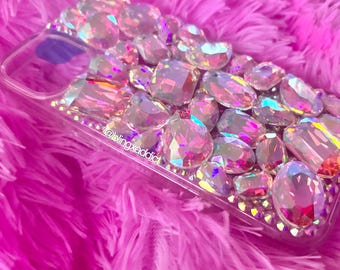 Diamonds Are Forever Custom Crystal 3D Gem Bling Phone Case