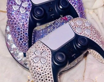 Bedazzled Crystal Custom Playstation 5 or 4 Wireless Bling Controller