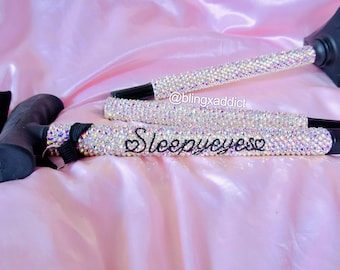 Bedazzled Foldable Pivot Walking Cane | Ergonomic Grip, Adjustable Height, 350 lbs Capacity, Up to 6”5 in Height