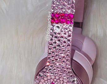 Custom Swarovski Crystal Beats by Dre Headphones | Bedazzled Solo Pro, Studio Pro, Solo 4, Studio 3, KK Edition
