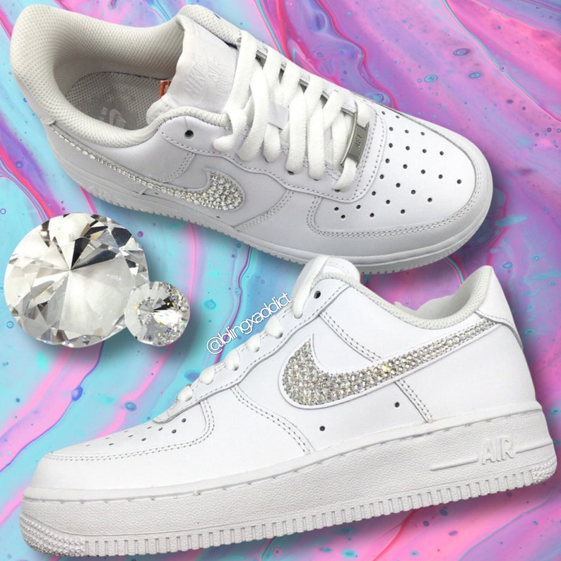 bedazzled nike air force 1