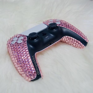 Bling PS5 Controller Custom, Rhinestone Gaming Controller, Sparkly Gamer Gift, Luxury Console Accessories