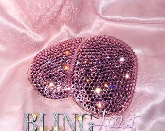 Bedazzled AirPods Max Covers | Swarovski or Glass Crystals | Custom Colors | Name Add-On | Bling Headphones