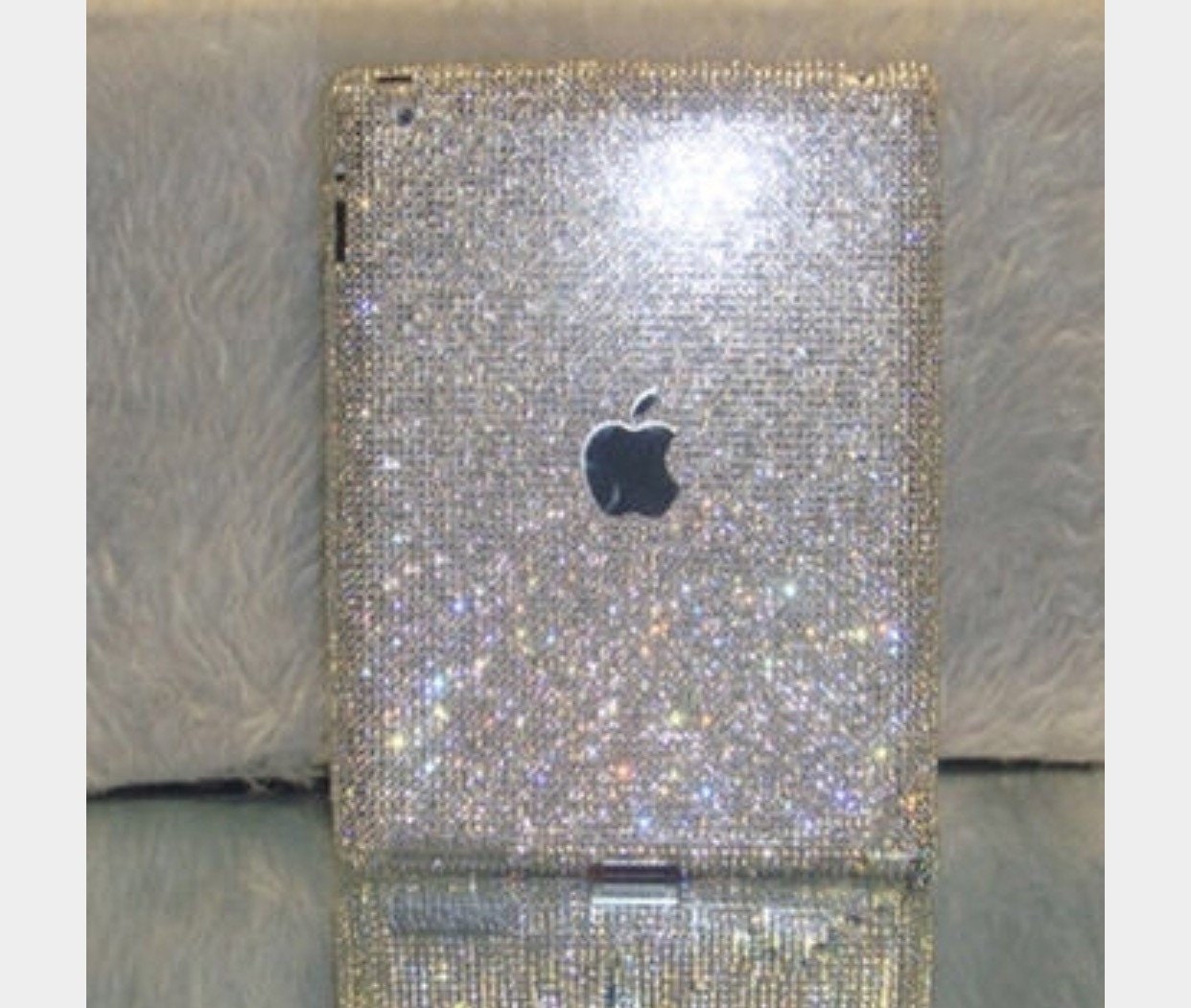 SWAROVSKI iPadケース Custom SWAROVSKI Crystal Bling iPad Protective Case for