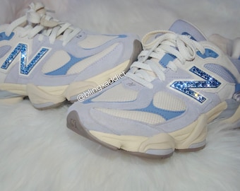 Custom Swarovski Crystal New Balance 9060 Sneakers | Women’s Crystal Bling Shoes | Handmade Luxury Sneakers