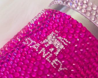 Bicchiere Stanley personalizzato con cristalli scintillanti, bicchiere personalizzato con brillantini, 60 oz 40 oz 30 oz 20 oz