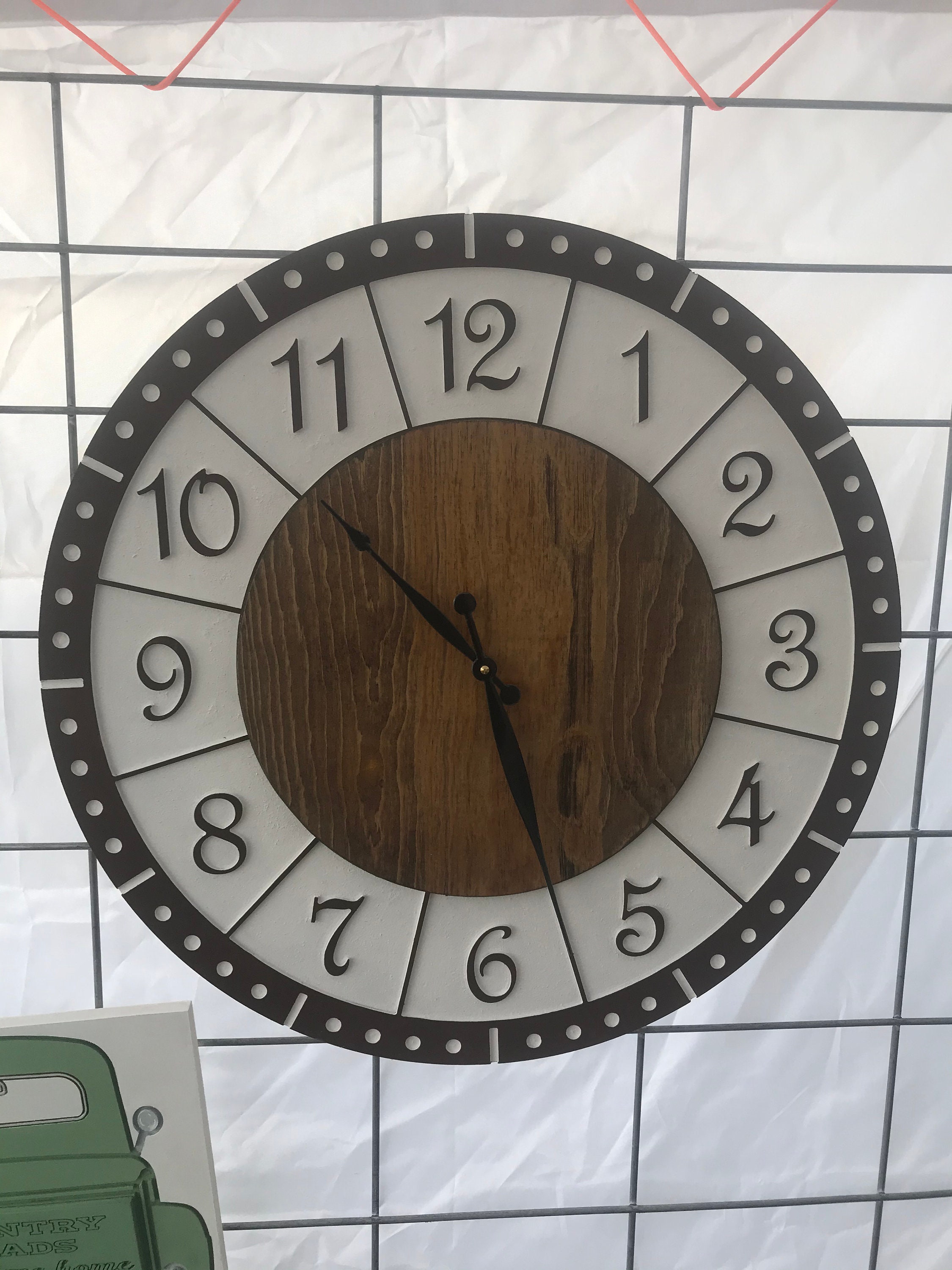 24 Farm house large clock Etsy