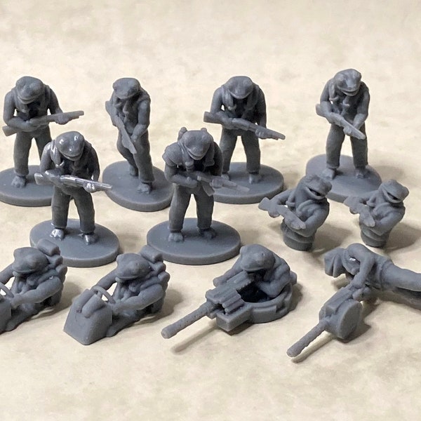 Frogmen for Gaslands, Dark Future, Car Wars | 20mm miniatures