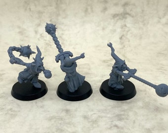 Cave goblins with ball and chain | 28mm miniatures