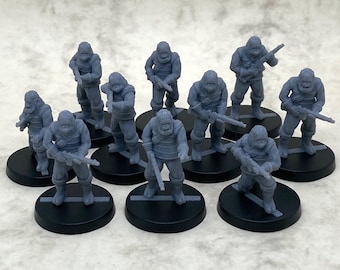 Gorilla soldiers | 28mm miniatures