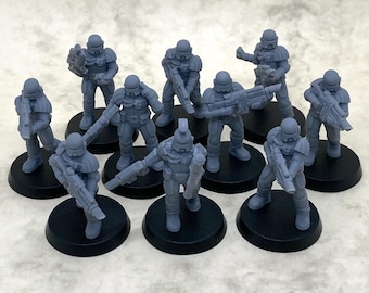 Law keepers with rifles | 28mm miniatures