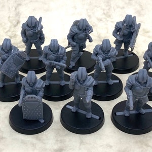 Federated Territories police force | 28mm miniatures