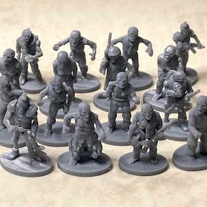 Zombies for Gaslands, Dark Future, Car Wars | Figurines 20 mm