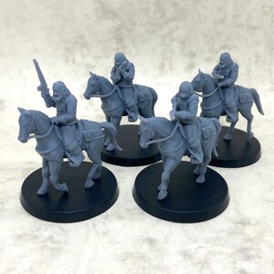 Soldados gorilas a caballo / miniaturas de 28 mm