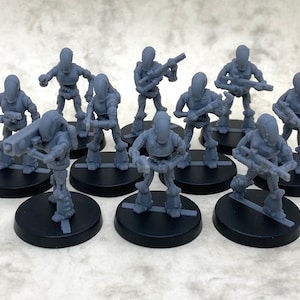 Security droids | 28mm miniatures