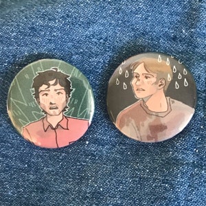 nbc hannibal - will & hannibal button set