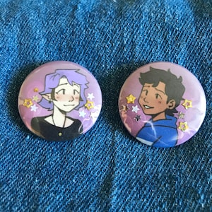 the owl house - luz & amity matching pin set