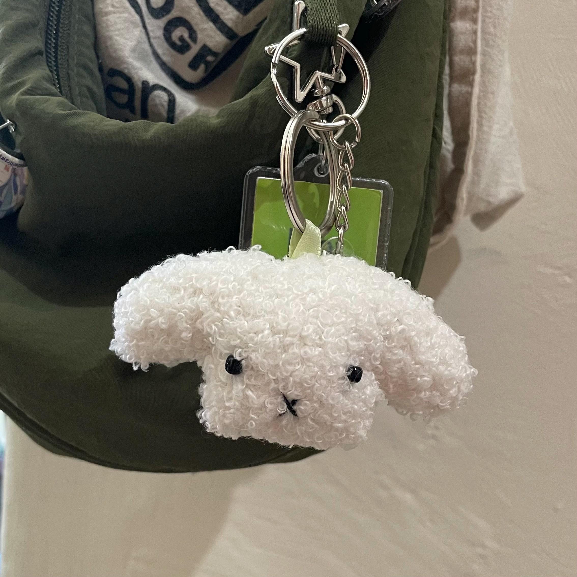 Plushie Bunny Keychain Bag Charm - Etsy