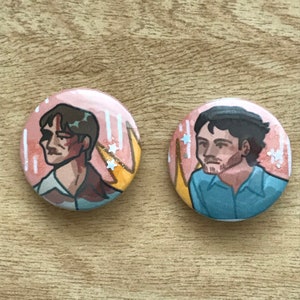 hannibal & will matching button set