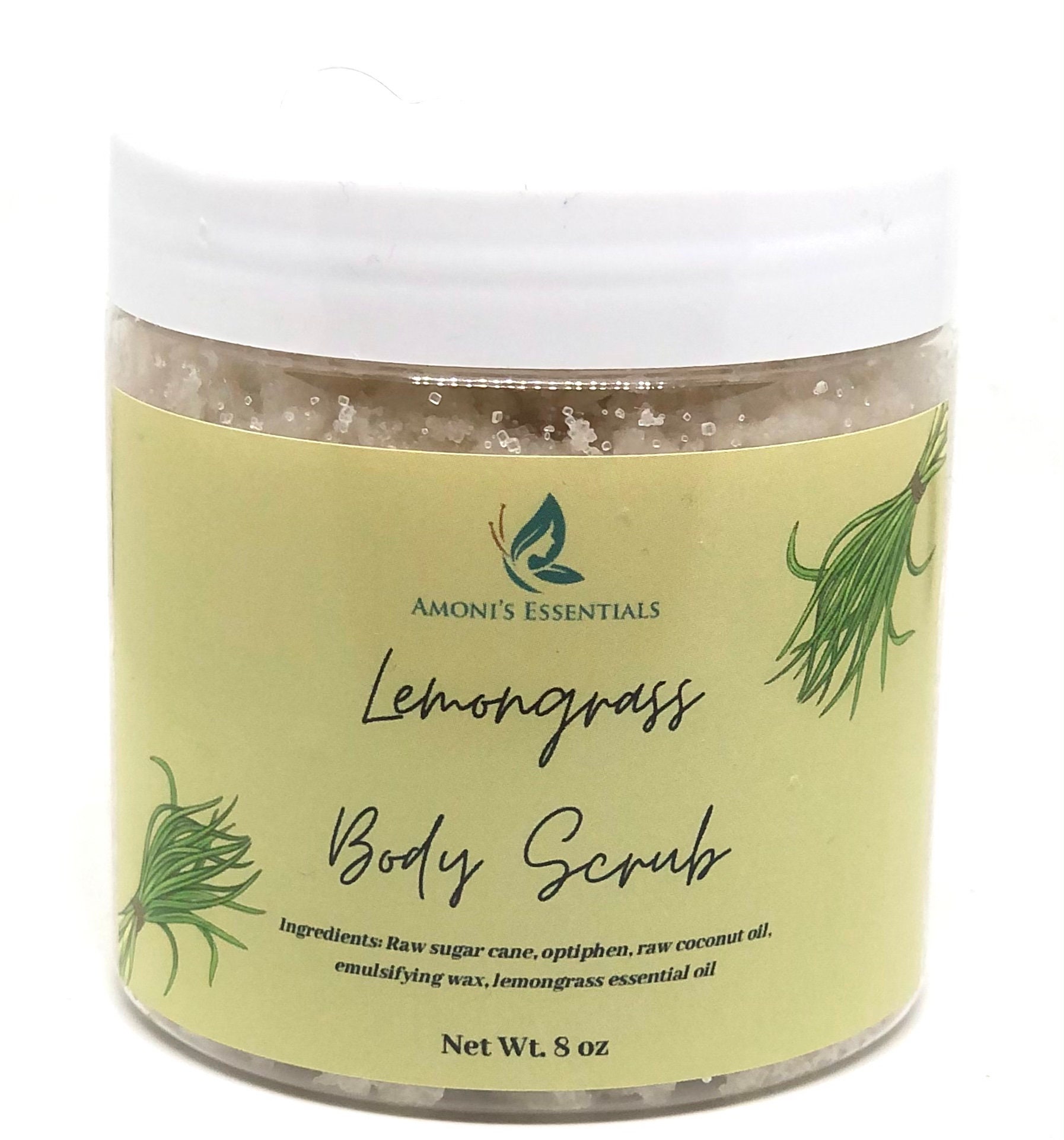 Lemongrass Moisturizing Body Scrub Etsy