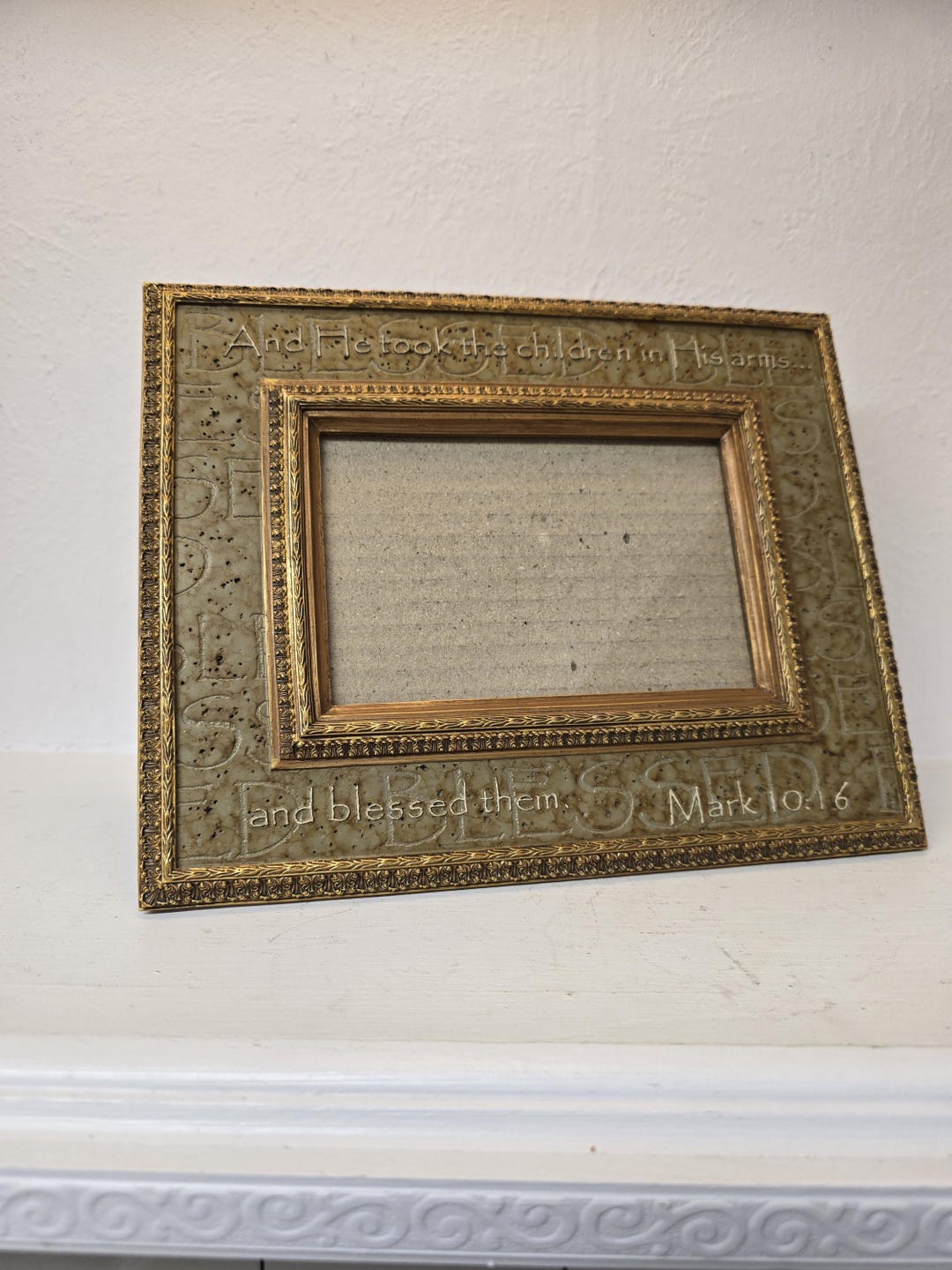 Demdaco by Faith Picture Frame 4x6 – Christian Scripture Photo Frame ...