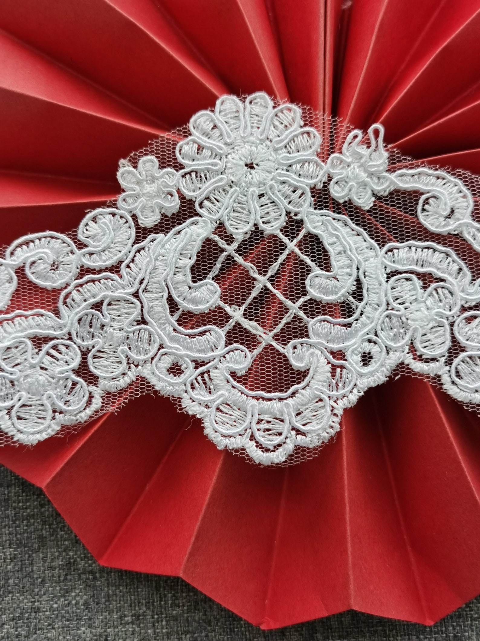 Bridal lace decoration veil lace decoration soft embroidery Etsy