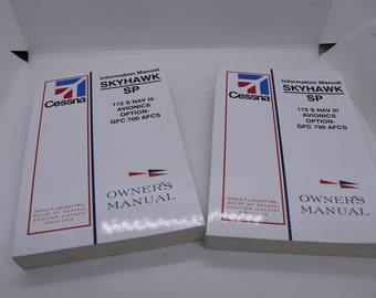 Cessna 172S G1000 Pilot Operating Handbook (Total 308 Pages)