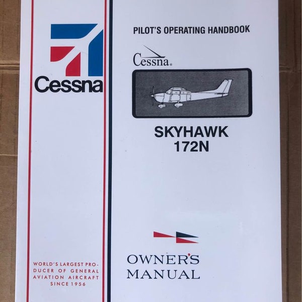 Cessna 172N Model Pilot Operating Handbook (210 Pages)