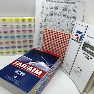 2 In 1:2024 Pre-tabbed ASA FAR AIM Book & Poh Plastic Tabs (Complimentary Gifts)